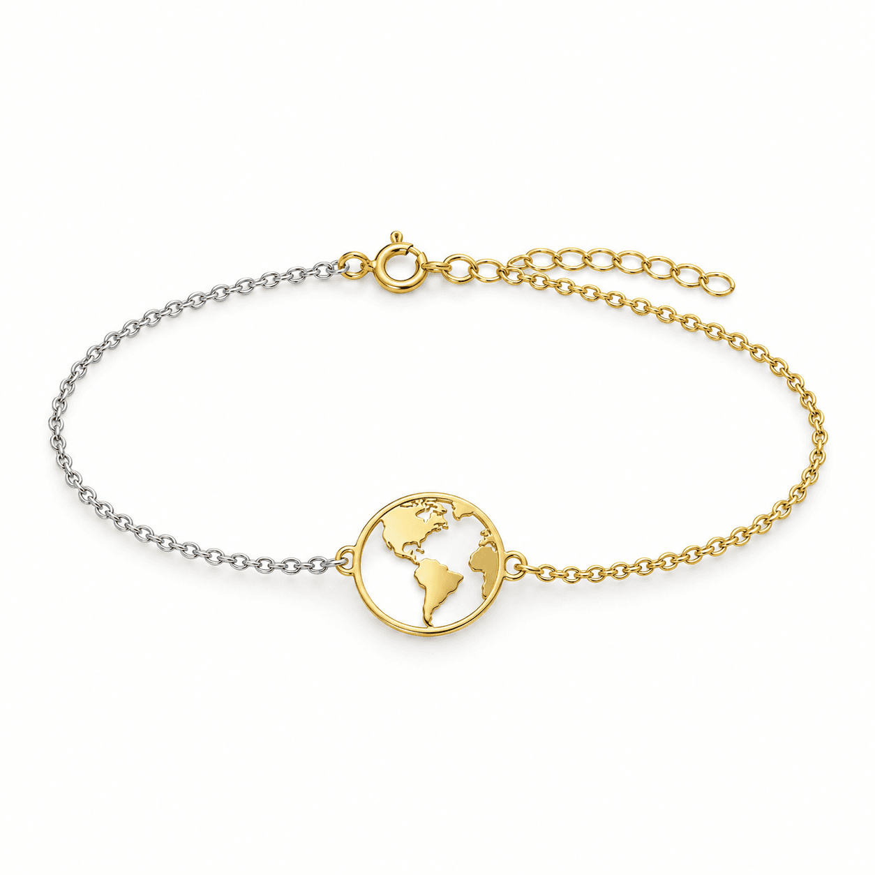 Βραχιόλι BeJewelled · Two-Tone World Bracelet