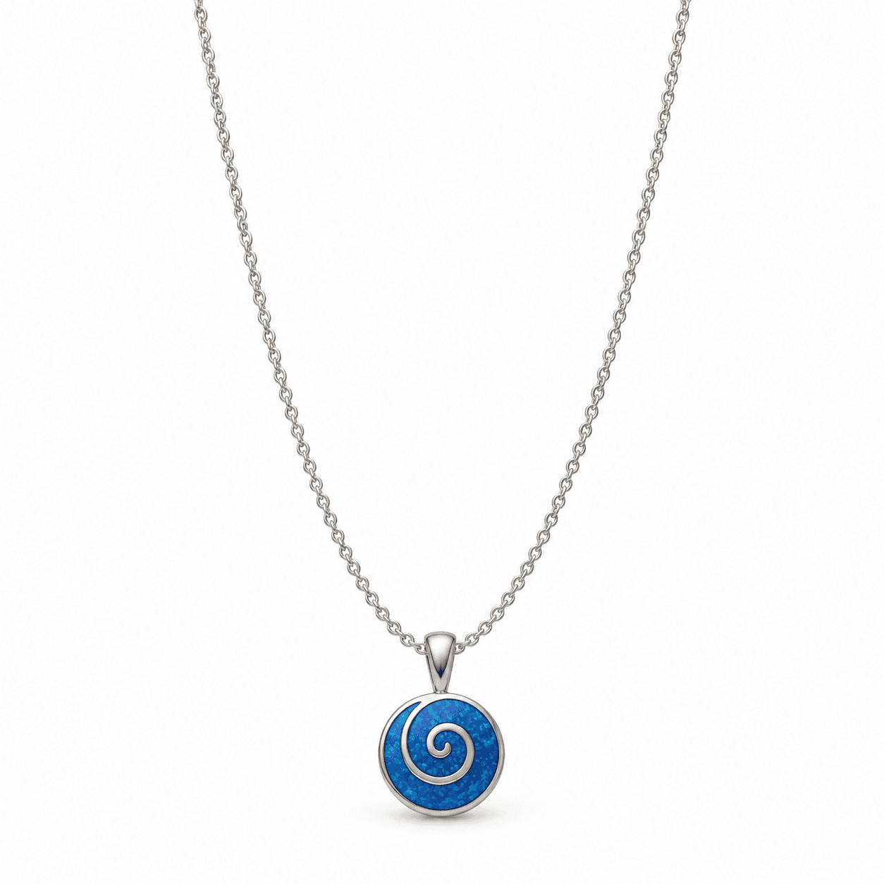 Κολιέ BeJewelled · Blue Spiral Necklace
