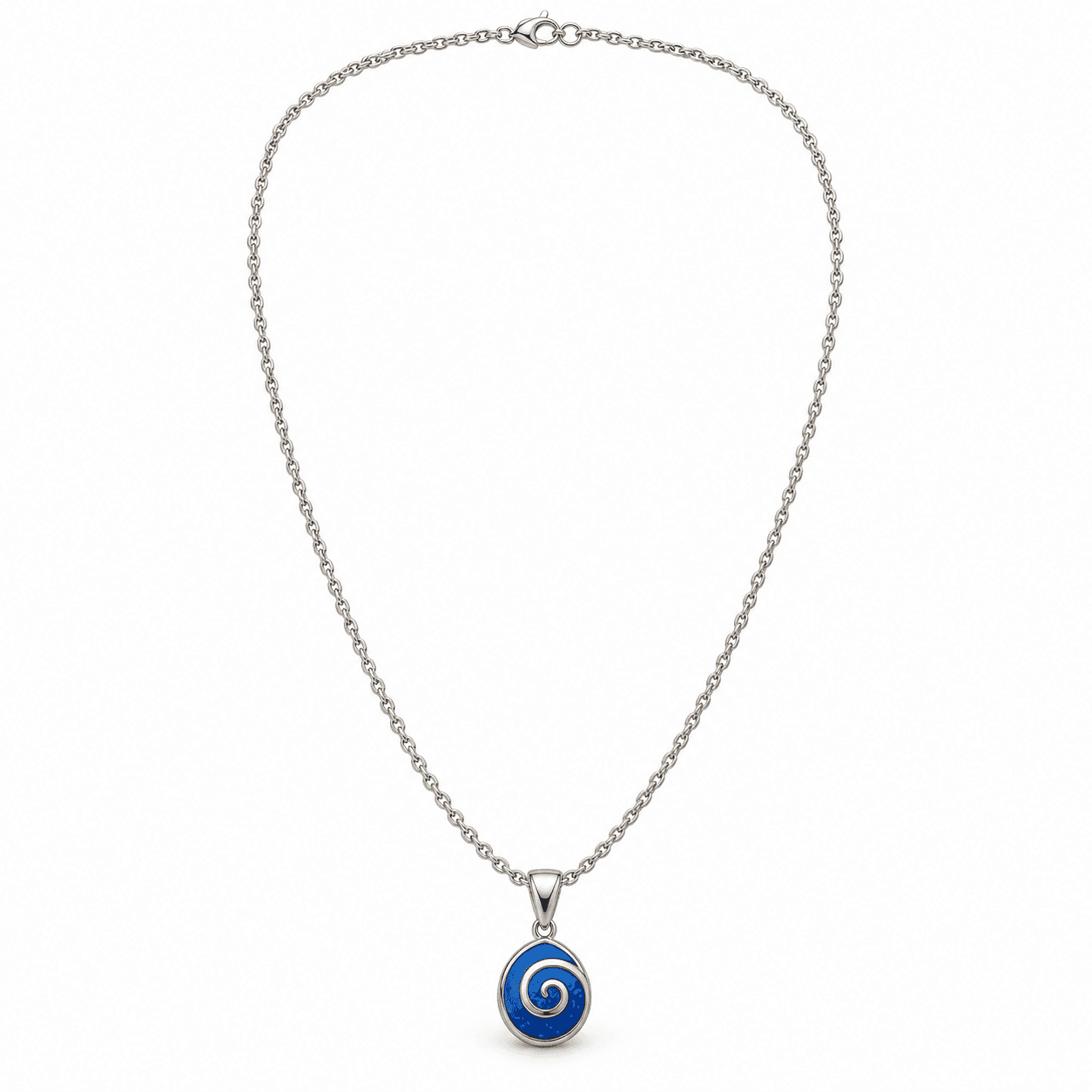 Κολιέ BeJewelled · Blue Spiral Drop Necklace