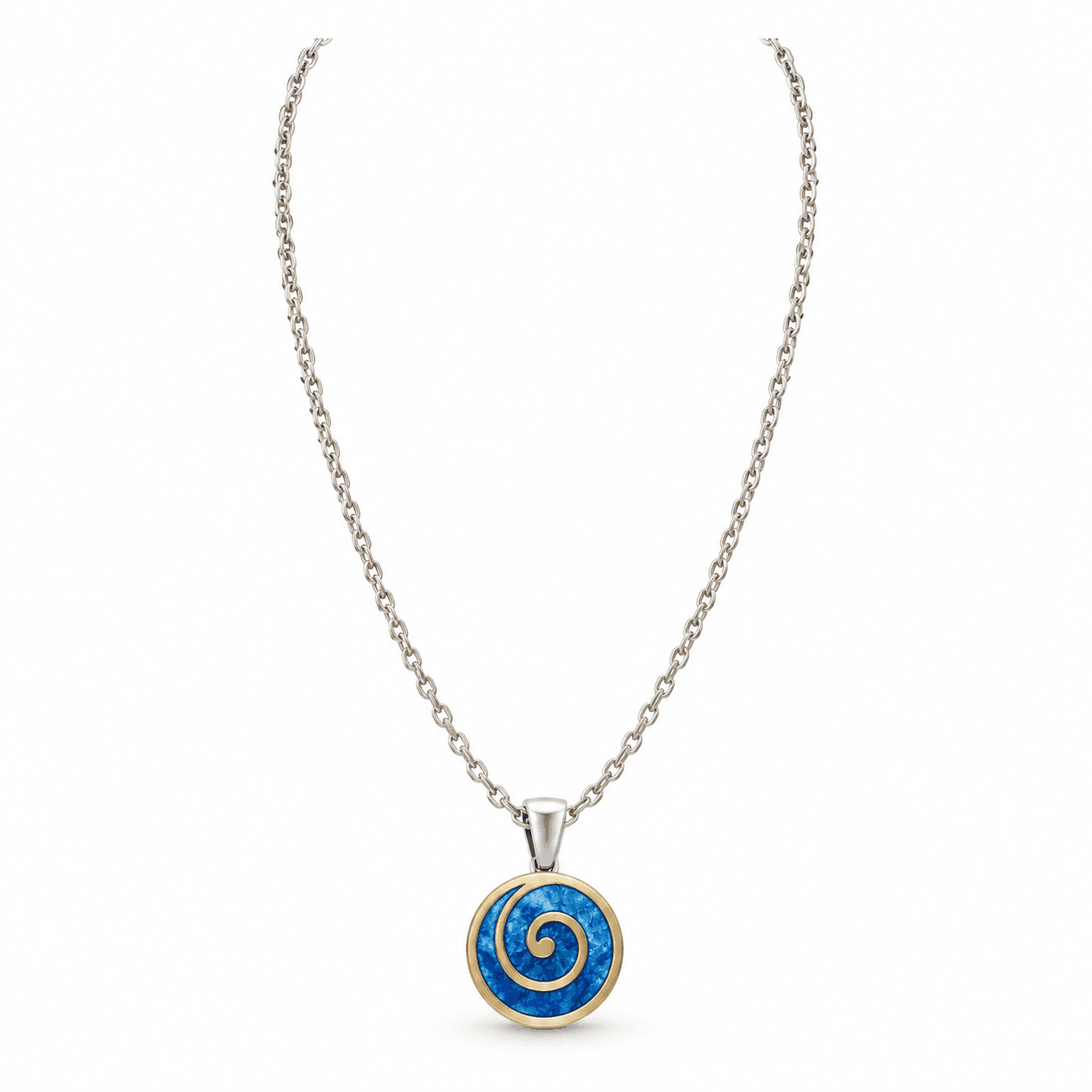 Κολιέ BeJewelled · Golden Spiral Medallion