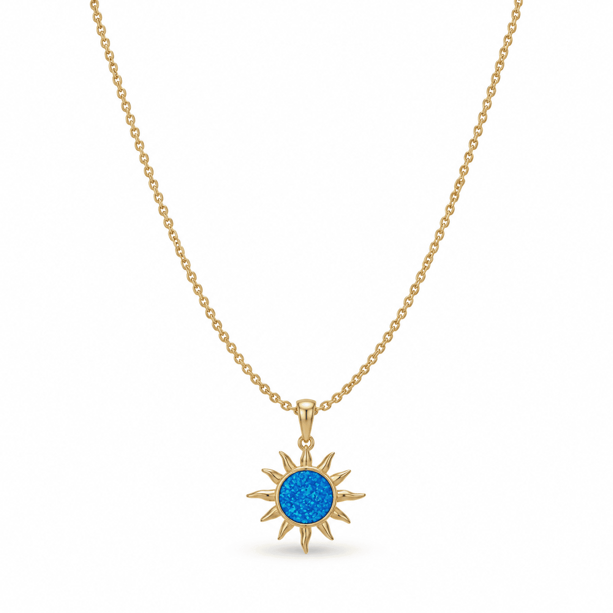 Κολιέ BeJewelled · Golden Aegean Sun Necklace