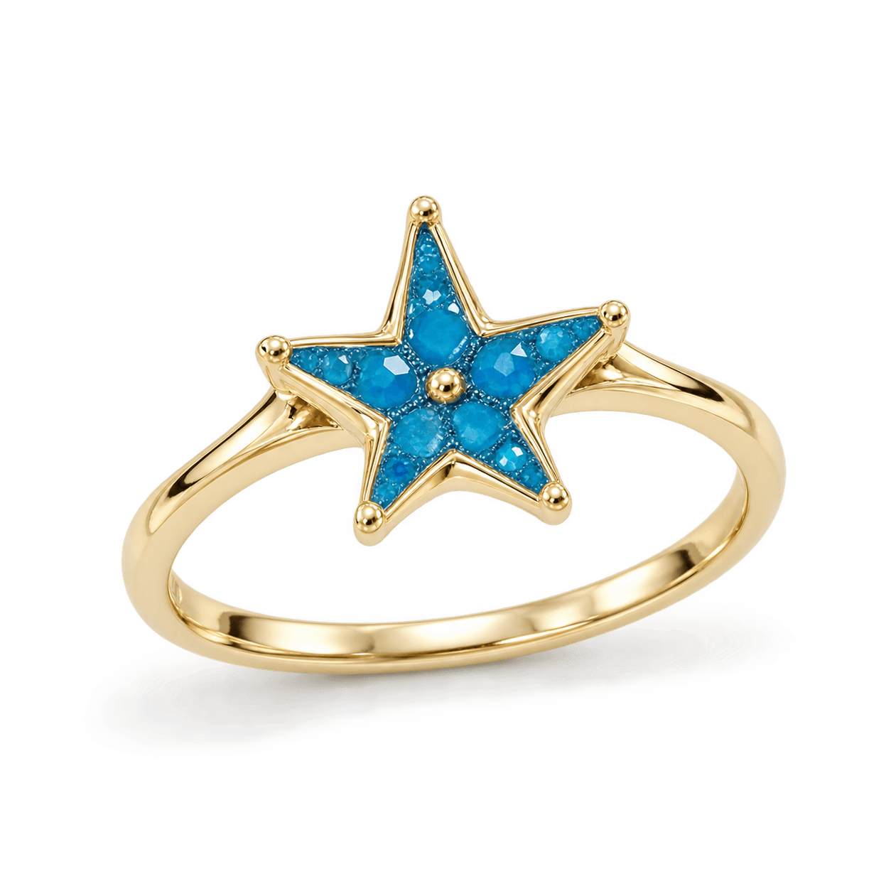 Δαχτυλίδι BeJewelled · Blue Star Ring